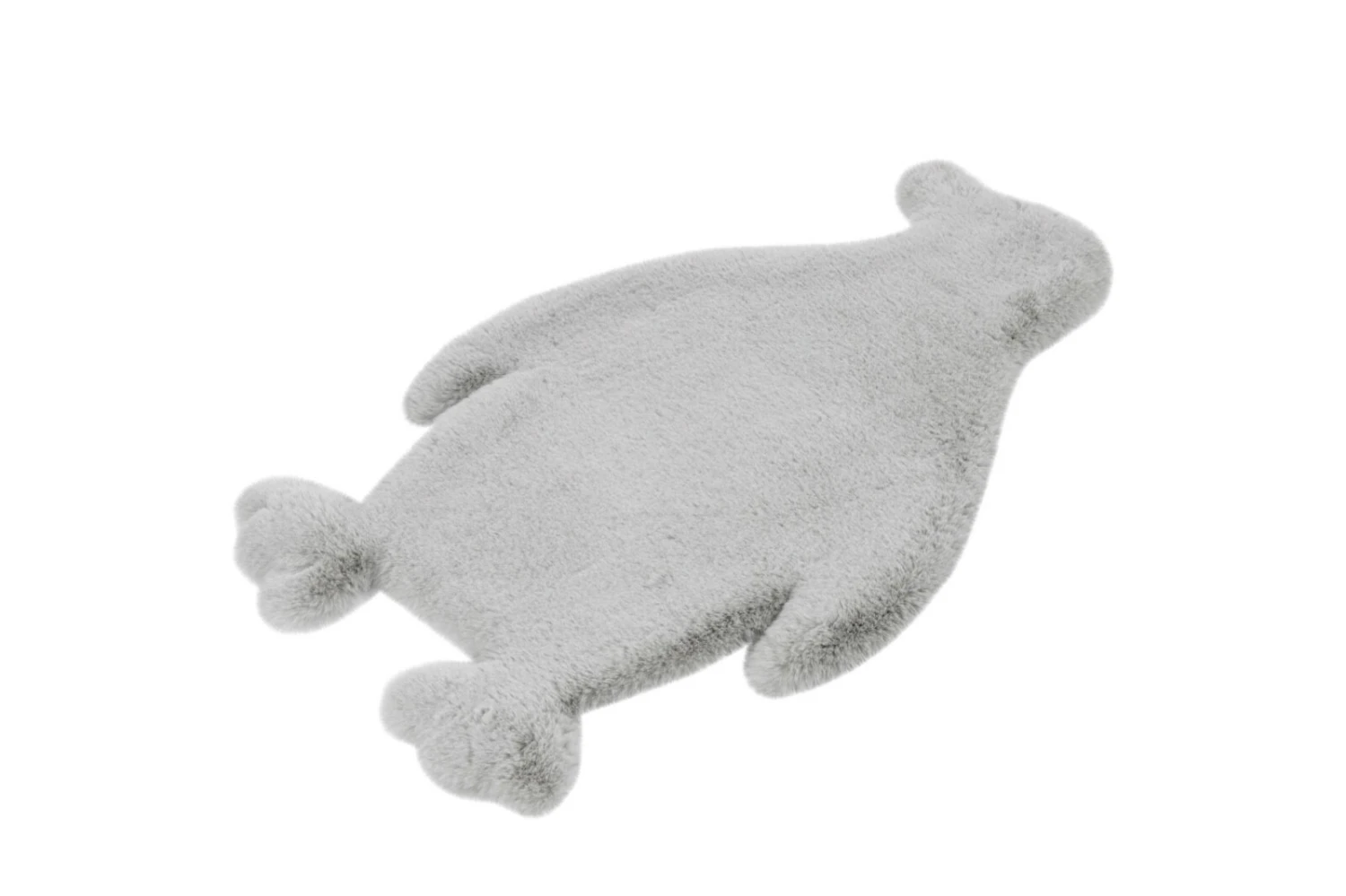 Kinderteppich Pinguin grau 52x90 cm - Weicher Spielteppich für Kinderzimmer 3 Kinderteppich Pinguin grau 52x90 cm - Weicher Spielteppich für Kinderzimmer