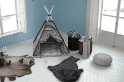 Kinderteppich Katze in Anthrazit - 81x90 cm - Weicher Spielteppich für Kinderzimmer -Heimtextilien Verkäufe 9004041100 04 1600Wx1600H