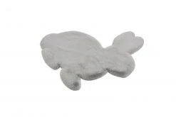 Kinderteppich Hase grau 80x90 cm - Spielteppich für Kinderzimmer