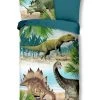 Renforce-Kinderbettwäsche DINO - bunt - 135x200 cm | Hochwertige Kinderbettwäsche -Heimtextilien Verkäufe 9004054200 1600Wx1600H