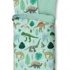 Renforce-Kinderbettwäsche DINONO - mint - 135x200 cm | Hochwertige Kinderbettwäsche -Heimtextilien Verkäufe 9004054300 1600Wx1600H