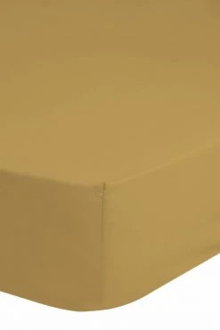 Satin-Spannbetttuch beige 90x200cm - Luxus-Bettlaken für erholsamen Schlaf