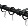 Gardinenstangen-Set CAP - schwarz 130-240 cm | Elegante Vorhangstange für jeden Raum -Heimtextilien Verkäufe 9004138600 1600Wx1600H