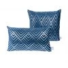 2er-Set Dekokissen blau-silber in 30x50 cm & 45x45 cm – stilvolle Sofakissen -Heimtextilien Verkäufe 9004157200 1600Wx1600H