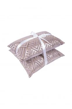 2er-Set Dekokissen taupe-gold - 30x50 cm & 45x45 cm - Hochwertige Sofakissen für stilvolles Wohnen -Heimtextilien Verkäufe 9004157400 04 1600Wx1600H