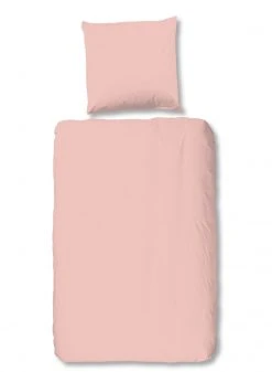 Rosa Satin-Bettwäsche 135x200 cm - Luxuriöser Schlafkomfort