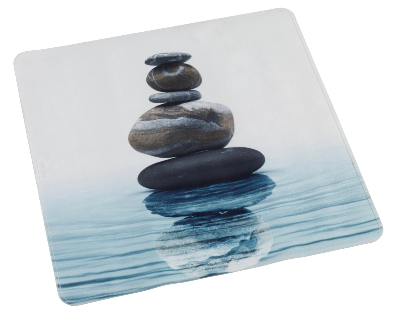 WENKO Duscheinlage MEDITATION - Weiß-Blau - 54x54 cm | Antirutsch-Duschmatte für sicheres Duschen 3 WENKO Duscheinlage MEDITATION - Weiß-Blau - 54x54 cm | Antirutsch-Duschmatte für sicheres Duschen