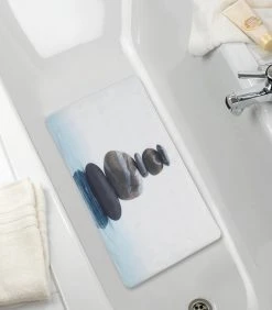 WENKO Wanneneinlage MEDITATION - Weiß-Blau - 45x75 cm - Komfortable Dusch- und Wanneneinlage 8 WENKO Wanneneinlage MEDITATION - Weiß-Blau - 45x75 cm - Komfortable Dusch- und Wanneneinlage -Heimtextilien Verkäufe 9004217400 03 1600Wx1600H