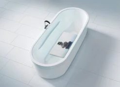 WENKO Wanneneinlage MEDITATION - Weiß-Blau - 45x75 cm - Komfortable Dusch- und Wanneneinlage 9 WENKO Wanneneinlage MEDITATION - Weiß-Blau - 45x75 cm - Komfortable Dusch- und Wanneneinlage -Heimtextilien Verkäufe 9004217400 04 1600Wx1600H