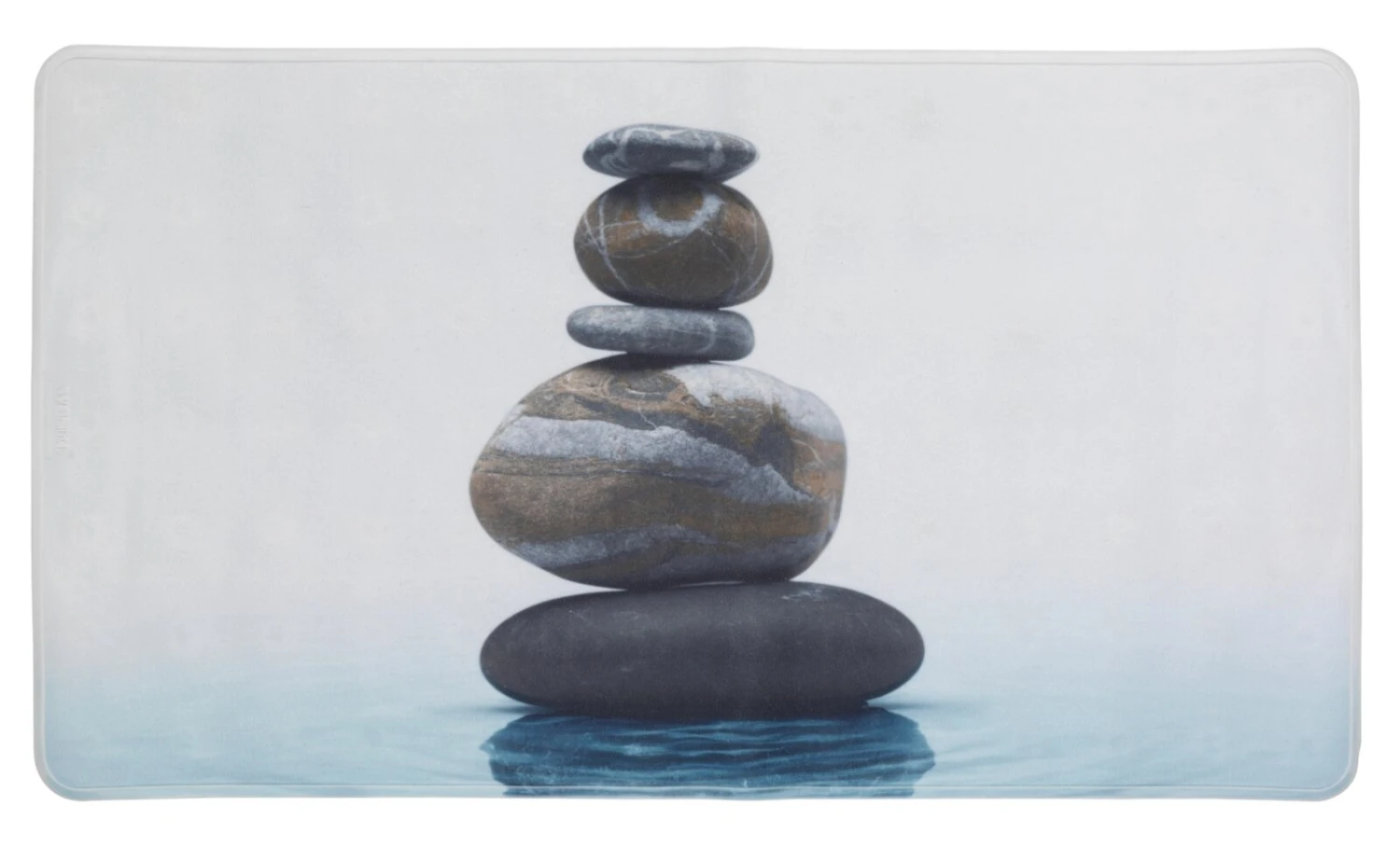 WENKO Wanneneinlage MEDITATION - Weiß-Blau - 45x75 cm - Komfortable Dusch- und Wanneneinlage 3 WENKO Wanneneinlage MEDITATION - Weiß-Blau - 45x75 cm - Komfortable Dusch- und Wanneneinlage