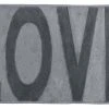 WENKO Badteppich MEMORY FOAM LOVE - Grau, 50 x 80 cm - Weiche, saugfähige Badematte für ein luxuriöses Baderlebnis -Heimtextilien Verkäufe 9004230600 1600Wx1600H
