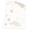 Strickdecke LIEBLINGSMENSCH - weiß-beige - 75x100 cm | Kinderdecken & Tagesdecken -Heimtextilien Verkäufe 9004246000 1600Wx1600H