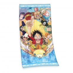 Velours-Badetuch ONE PIECE - Bunt - 75x150 cm - Kinderhandtuch weich & saugstark