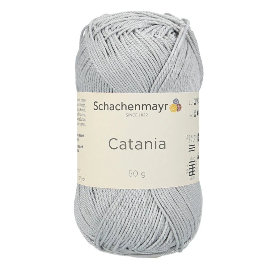 Handstrickgarn CATANIA - nebel - 50g | Hochwertiges Häkelgarn & Strickgarn 3 Handstrickgarn CATANIA - nebel - 50g | Hochwertiges Häkelgarn & Strickgarn