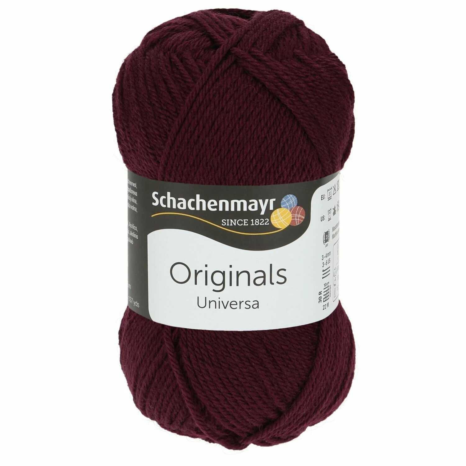 Handstrickgarn UNIVERSA - Burgunderrot - 50g | Hochwertiges Häkel- & Strickgarn 3 Handstrickgarn UNIVERSA - Burgunderrot - 50g | Hochwertiges Häkel- & Strickgarn