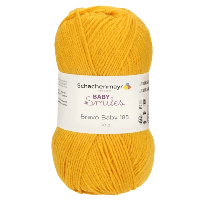 Handstrickgarn BABY SMILES BRAVO - Goldmarie - 50g | Hochwertiges Häkelgarn & Strickgarn 3 Handstrickgarn BABY SMILES BRAVO - Goldmarie - 50g | Hochwertiges Häkelgarn & Strickgarn