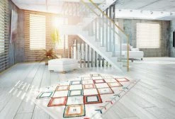 Teppich AGADIR 200 - Multi-Farbig - 80x150 cm - Hochwertiger Shaggyteppich für Wohnzimmer und Schlafzimmer -Heimtextilien Verkäufe 9004702800 04 1600Wx1600H