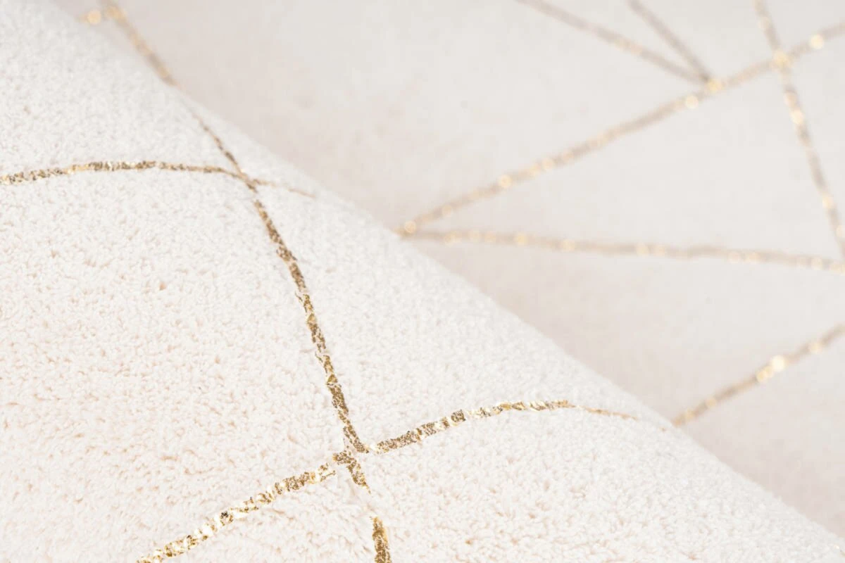 Teppich BIJOU 100 - Shaggy Teppich in creme-gold, 80x150 cm - Luxus für Ihr Zuhause 5 Teppich BIJOU 100 - Shaggy Teppich in creme-gold, 80x150 cm - Luxus für Ihr Zuhause – Bild 3