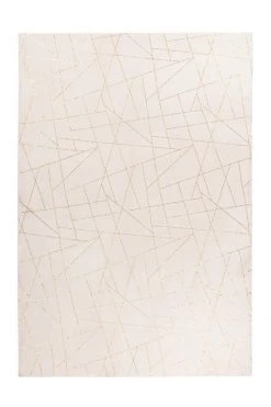 Teppich BIJOU 100 - Shaggy Teppich in creme-gold, 80x150 cm - Luxus für Ihr Zuhause