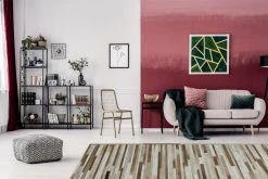 Lederteppich ECLIPSE 100 - creme - 80x150 cm | Hochwertiger Lederteppich für stilvolle Räume -Heimtextilien Verkäufe 9004710100 04 1600Wx1600H