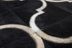 Lederteppich ECLIPSE 300 - schwarz - 80x150cm - Hochwertiger Lederschmuck für Ihr Zuhause -Heimtextilien Verkäufe 9004711600 03 1600Wx1600H