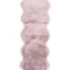 Teppich RABBIT DOUBLE SHEEPSKIN AE 300 - rosa - 60x180 cm | Shaggyteppiche für stilvolles Wohnen