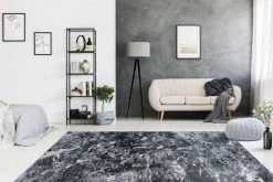 Teppich RHODIN 1400 - Grau-Weiß - 120x170 cm - Hochwertiger Kurzflorteppich -Heimtextilien Verkäufe 9004729900 04 1600Wx1600H