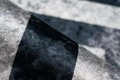 Schwarz-Grauer Kurzflorteppich 80x150 cm - Modern & Strapazierfähig -Heimtextilien Verkäufe 9004732100 03 1600Wx1600H