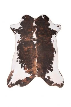 Teppich WESTERN 700 - dunkelbraun - 130x170 cm - Kunstfelle für stilvolles Wohnen