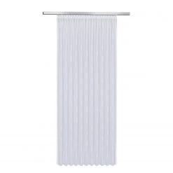 Store Transparente Gardinen Weiß-Beige 450x245 cm - Elegante Vorhänge für Ihr Zuhause