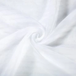 Schlaufenschal Weiß mit Streifen - Transparente Gardine 140x235 cm -Heimtextilien Verkäufe 9004739800 03 1600Wx1600H