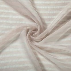 Schlaufenschal Beige mit Streifen - 140x235 cm - Transparente Gardine - Elegante Raumdekoration -Heimtextilien Verkäufe 9004743400 03 1600Wx1600H