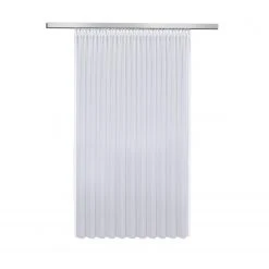 Weiße Transparente Gardine 300x175 cm - Elegante Fensterdekoration