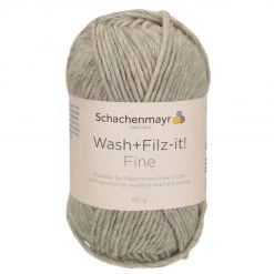 Handstrickgarn WASH + FILZ IT! FINE - Leinen - 50g | Häkelgarn & Strickgarn