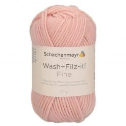 Handstrickgarn WASH + FILZ IT! FINE - Rosa - 50g | Häkelgarn & Strickgarn