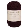 Handstrickgarn WASH + FILZ IT! FINE - Burgundy - 50g | Hochwertiges Garn für Stricken & Häkeln