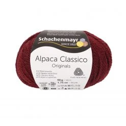 Handstrickgarn ALPACA CLASSICO - Bratapfel - 50g | Weiches Alpaka-Garn für Stricken & Häkeln