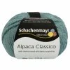 Handstrickgarn ALPACA CLASSICO - aqua - 50g - weiches Alpakagarn für Strick- und Häkelprojekte -Heimtextilien Verkäufe 9004748100 1600Wx1600H