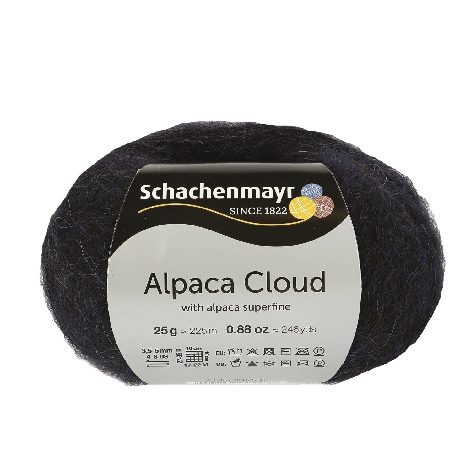 Handstrickgarn ALPACA CLOUD - midnight - 25g | Superweiches Alpakagarn für Strick- und Häkelprojekte 3 Handstrickgarn ALPACA CLOUD - midnight - 25g | Superweiches Alpakagarn für Strick- und Häkelprojekte