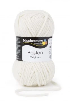Handstrickgarn BOSTON - natur - 50g | Hochwertiges Häkel- & Strickgarn