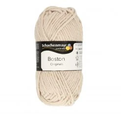 Handstrickgarn BOSTON - Leinen - 50g | Hochwertiges Häkelgarn & Strickgarn