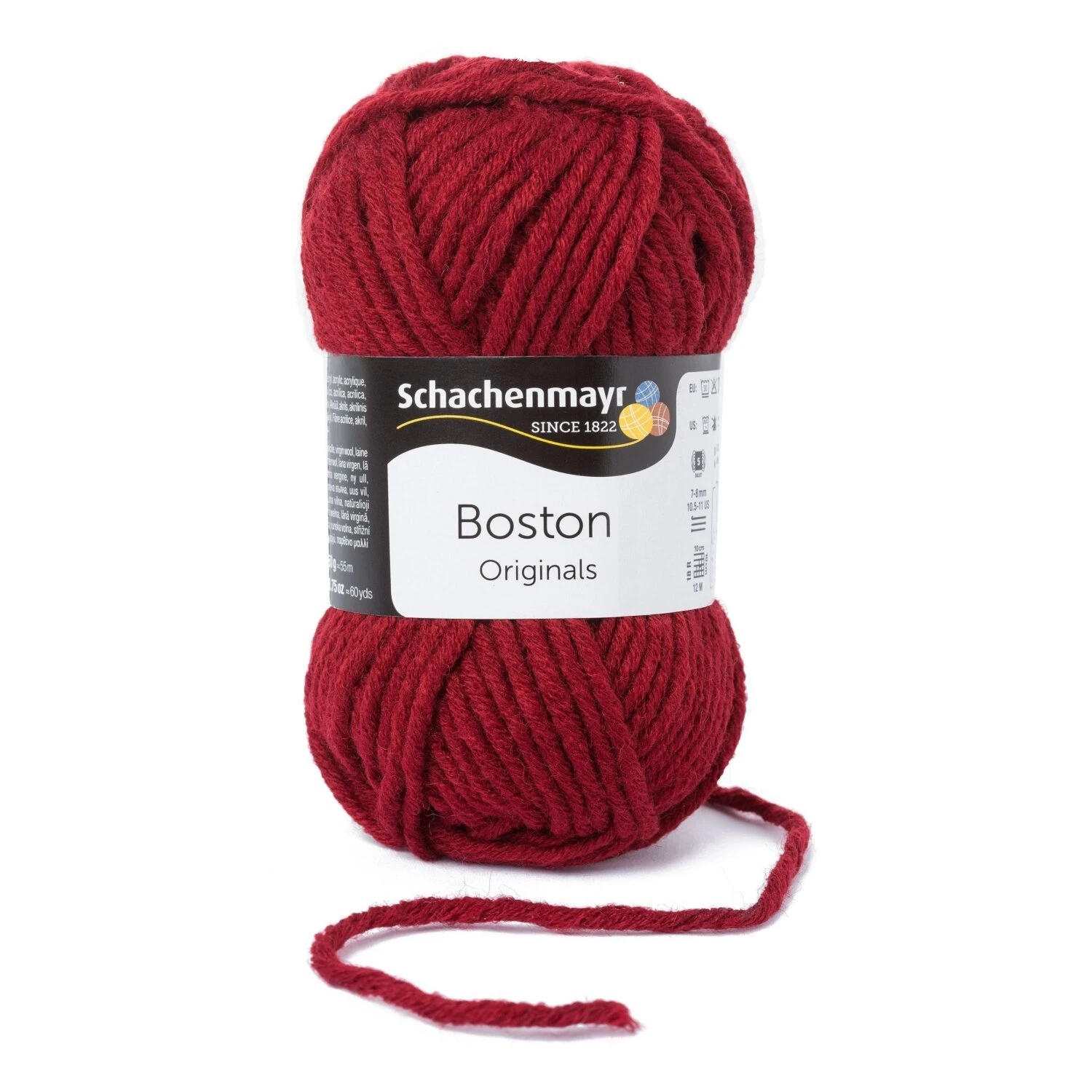 Handstrickgarn BOSTON - Marsala - 50g | Hochwertiges Häkelgarn & Strickgarn 3 Handstrickgarn BOSTON - Marsala - 50g | Hochwertiges Häkelgarn & Strickgarn