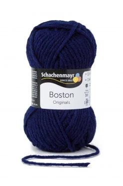 Handstrickgarn BOSTON - Indigo - 50g | Hochwertiges Garn für Häkeln & Stricken