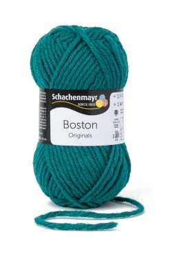Handstrickgarn BOSTON - flaschengrün - 50g | Häkelgarn & Strickgarn