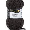 Handstrickgarn BOSTON - anthrazit-meliert - 50g | Hochwertiges Strickgarn für kreative Projekte