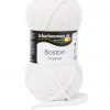 Handstrickgarn BOSTON - brilliantweiß - 50g | Hochwertiges Häkelgarn & Strickgarn