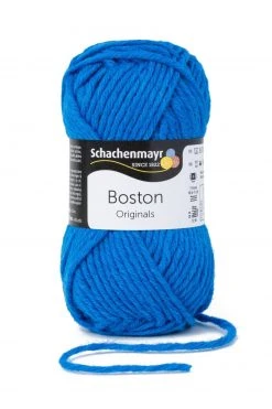 Handstrickgarn BOSTON - capriblau - 50g | Hochwertiges Strickgarn für kreative Projekte