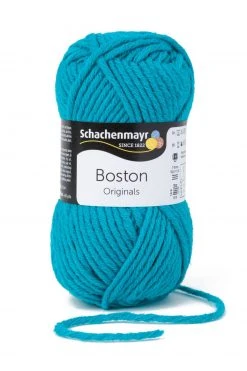 Handstrickgarn BOSTON - aqua - 50g | Premium Häkelgarn & Strickgarn für kreative Projekte