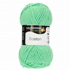 Handstrickgarn BOSTON - neon-mint - 50g | Hochwertiges Häkelgarn & Strickgarn