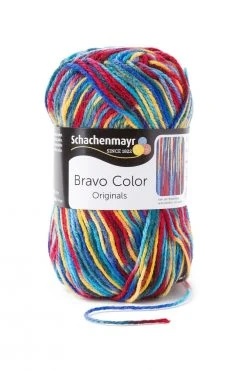 Handstrickgarn BRAVO COLOR - Rio Color - 50g | Premium-Qualität für Häkeln & Stricken